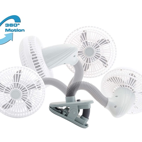 🆒🆕 NIB O2COOL Battery Operated 4-inch Clip Fan 🆒🆕 - Picture 4 of 11